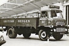 B/W PHOTO: BRITISH OXYGEN CO DODGE 4 WHEEL RIGID DROPSIDE - FHX 967B