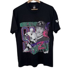 Vintage 90s Wayne Gretzky LA Kings NHL T-Shirt, Black, S-M, Single Stitch