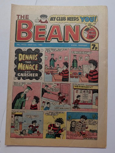 Beano comic 1972 may - comic,