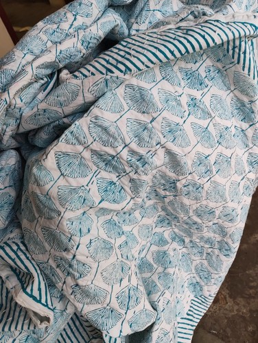 Indian handmade kantha quilt - indian,