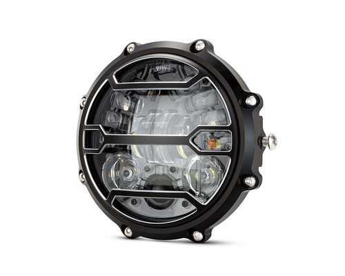 Motorbike led headlight black - motorbike,