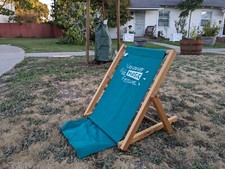 Beach/Lawn sun lounger wood