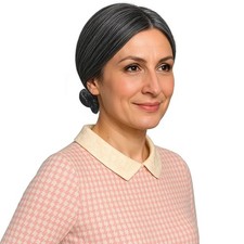 Allaura Classic Grey Nanna Bun