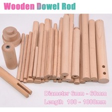 Wooden Dowel Rod 6mm-60mm