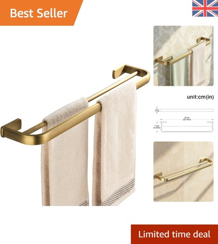 Brushed antique brass towel - brushed,