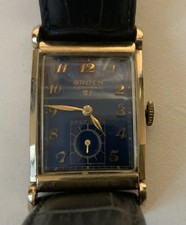 Stunning Gruen Veri Thin Blue