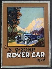ROVER 9/20HP Car Sales