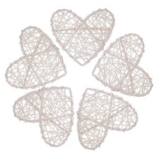 Heart Decoration Rattan Wicker