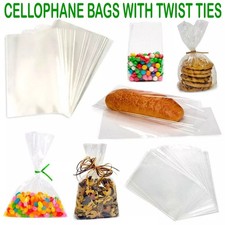 100 Clear Cellophane Sweet