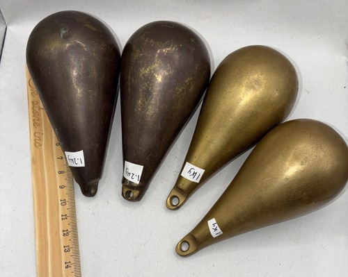 Job lot vintage brass pear - 4,