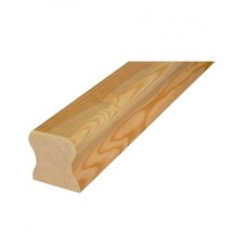Stair handrail pine grooved - handrail,