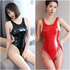 Sexy Shiny PVC Monokini