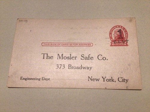 The mosler safecompany - u.,
