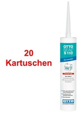 Premium construction silicone OTTOSEAL ® S110 20 x 310 ml for expansion and connection joints