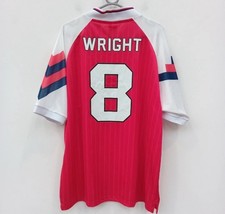 Arsenal Retro Football Shirt Size 2XL Mens Ian Wright 8 Home Kit 1992-1994