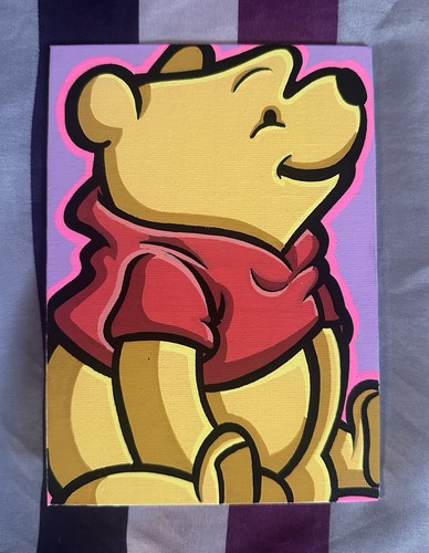 Winnie the pooh hand painted - winnie,
