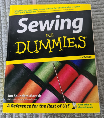 Sewing for dummies paperback - sewing,