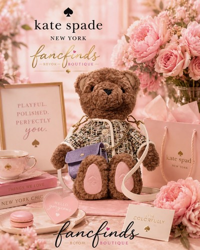 Kate spade teddy bear - kate, 3d