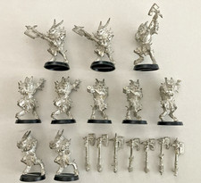 Warhammer Chaos Lesser Daemons Bloodletters of Khorne x10 OOP Metal