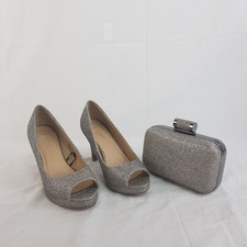 Ladies FLORE Dark Silver Wide