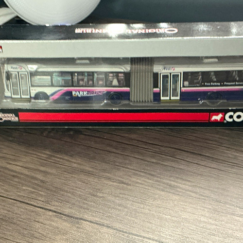 Scale model bus first - bus, :
