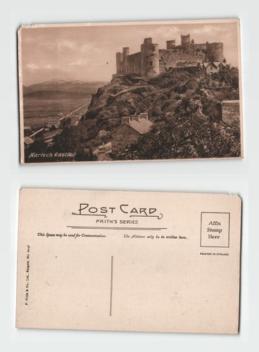 Postcard harlech castle - -,