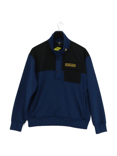 Volcom men polo blue 100 - men's, s