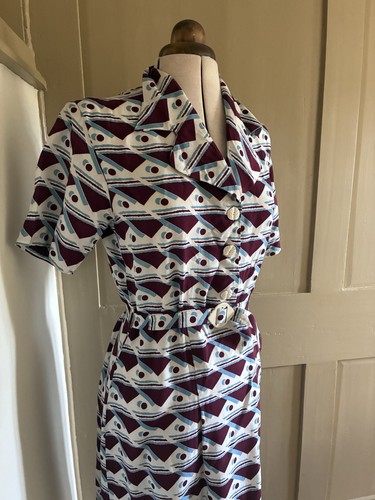 Vintage 1930s 1940s geometric - vintage,