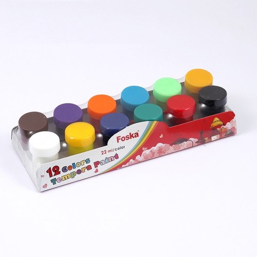 Pack tempera paints - pack, 12