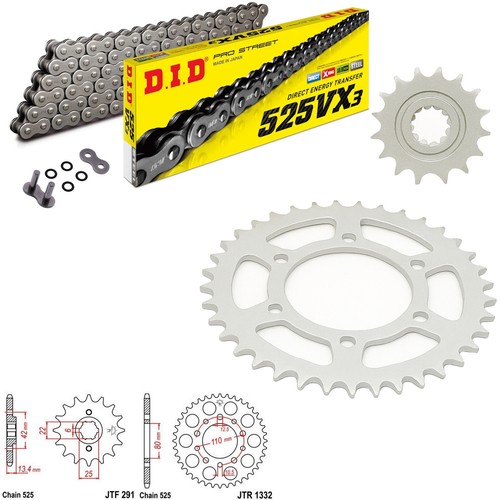 Cb350 chain and sprocket - sg,