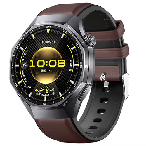 22mm leather silicone strap - 22mm,