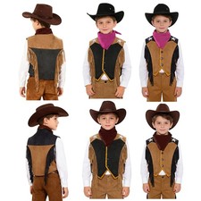 Boys Vest Cospaly Western