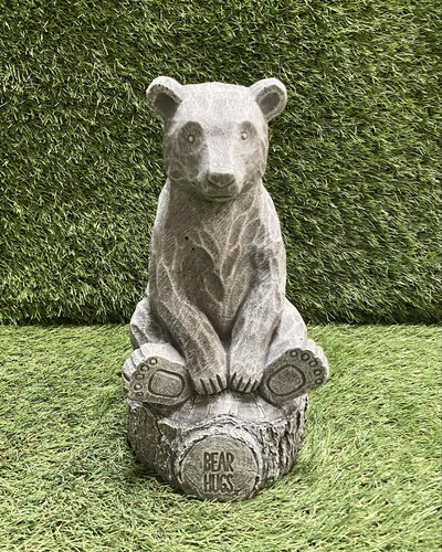 Concrete bear outdoor garden - bear,