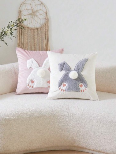 Embroidered easter bunny - embroidered, 3d