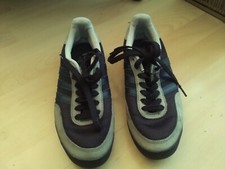 ADIDAS ORIGINALS PT  TRAINERS UK SIZE 5.5 - BLACK / GREY / BLUE - IN A GOOD COND