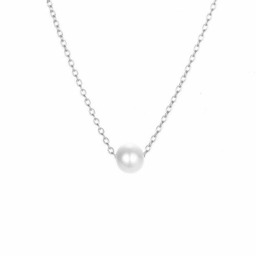 Tiny pearl choker necklace - tiny,