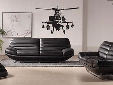 BANKSY HELICOPTER WALL STICKER