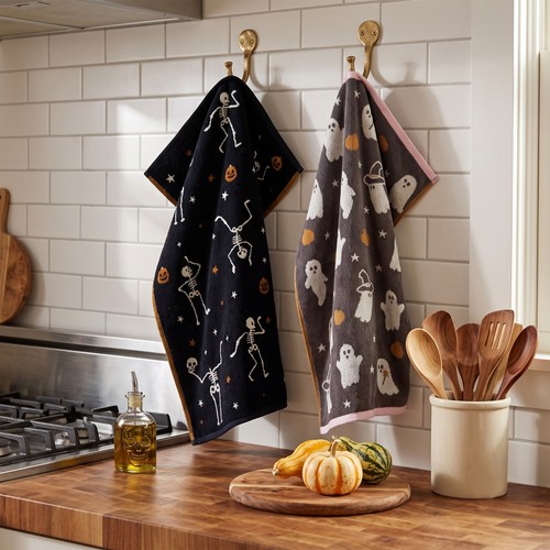 Halloween hand towels - halloween,