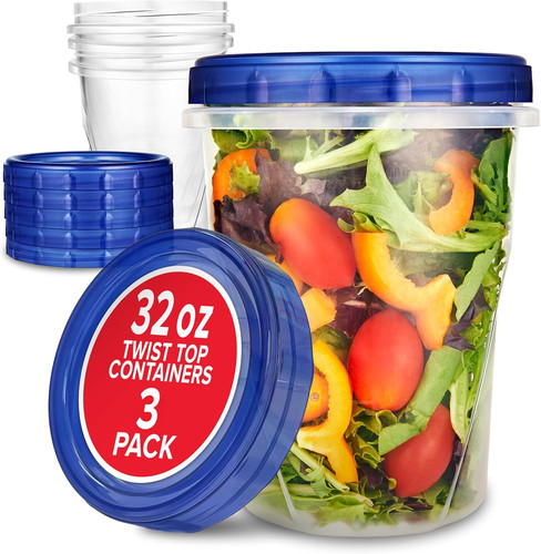 32oz plastic containers with - containers,