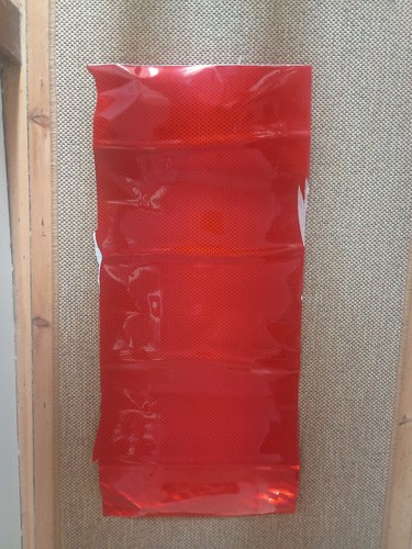 Red reflective tape large - red,