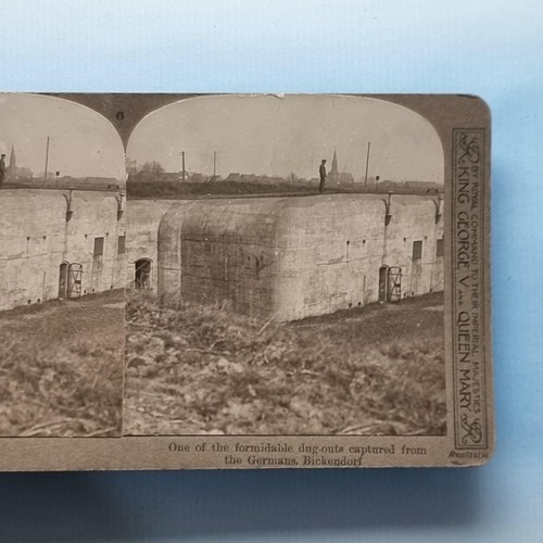 Ww1 military stereoview c1916 - ww1,