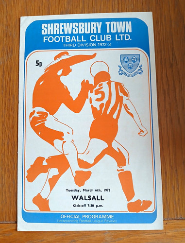 Shrewsbury town walsall 6th - town, v
