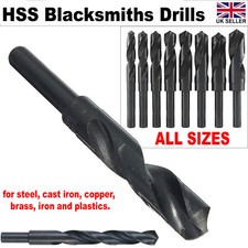 HSS Blacksmith Drill Bit Stepped 13mm Shank Bits All Sizes 13.5mm - 40mm Metal