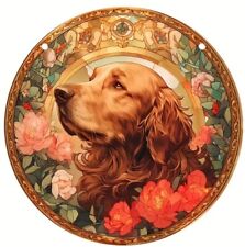 GOLDEN RETRIEVER Labrador Dog Suncatcher  ART Birthday  Window Present GIFT