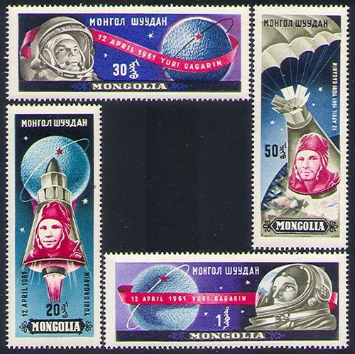 Mongolia 1961 yuri - 1961,