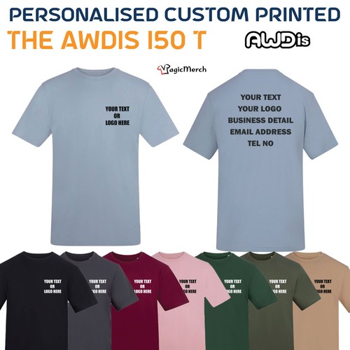 Personalised printed awdis - printed,