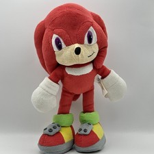 Vintage Sonic X Sega Prize Europe Knuckles Smaller 9" Early Version Plush Rare