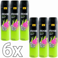 6 x 250ml XXL AXE / LYNX Epic Fresh Tropical Deodorant Body spray