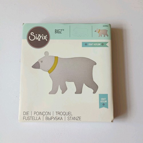 Sizzix bigz die strolling - die, bear