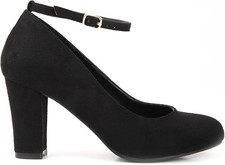 WOMENS LADIES BLOCK HEEL ANKLE